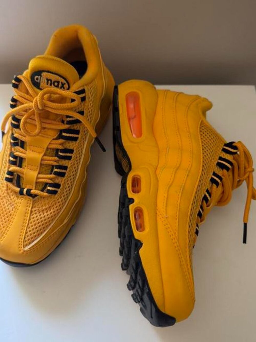 Nike Air Max 95 sneakers yellow and black